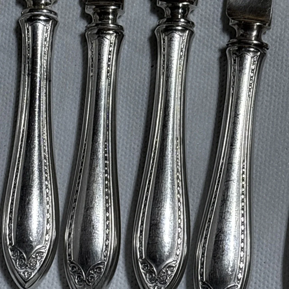 Oneida Community Silverplate 1910 Fruit Grapefruit Knives Knife Set 6